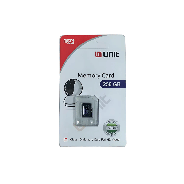 UNIT 256GB Memory Card Full HD Video